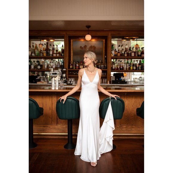 BHLDN Jenny Yoo Marnie Wedding Gown Size 12 - Picture 7 of 16